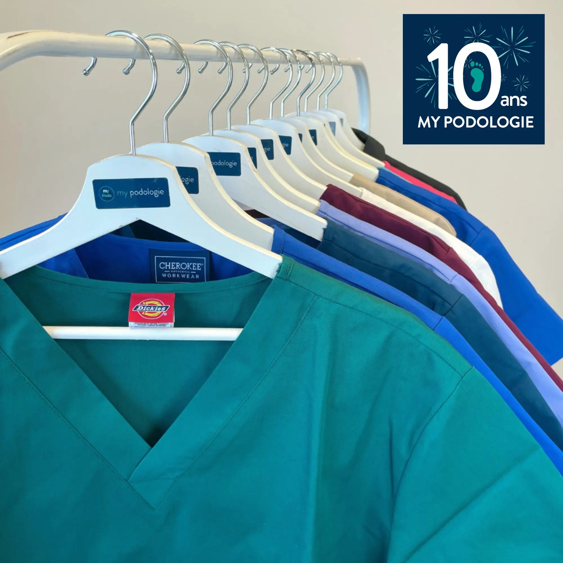 Blouses-médicales-10-ans-My-Podologie My Podologie