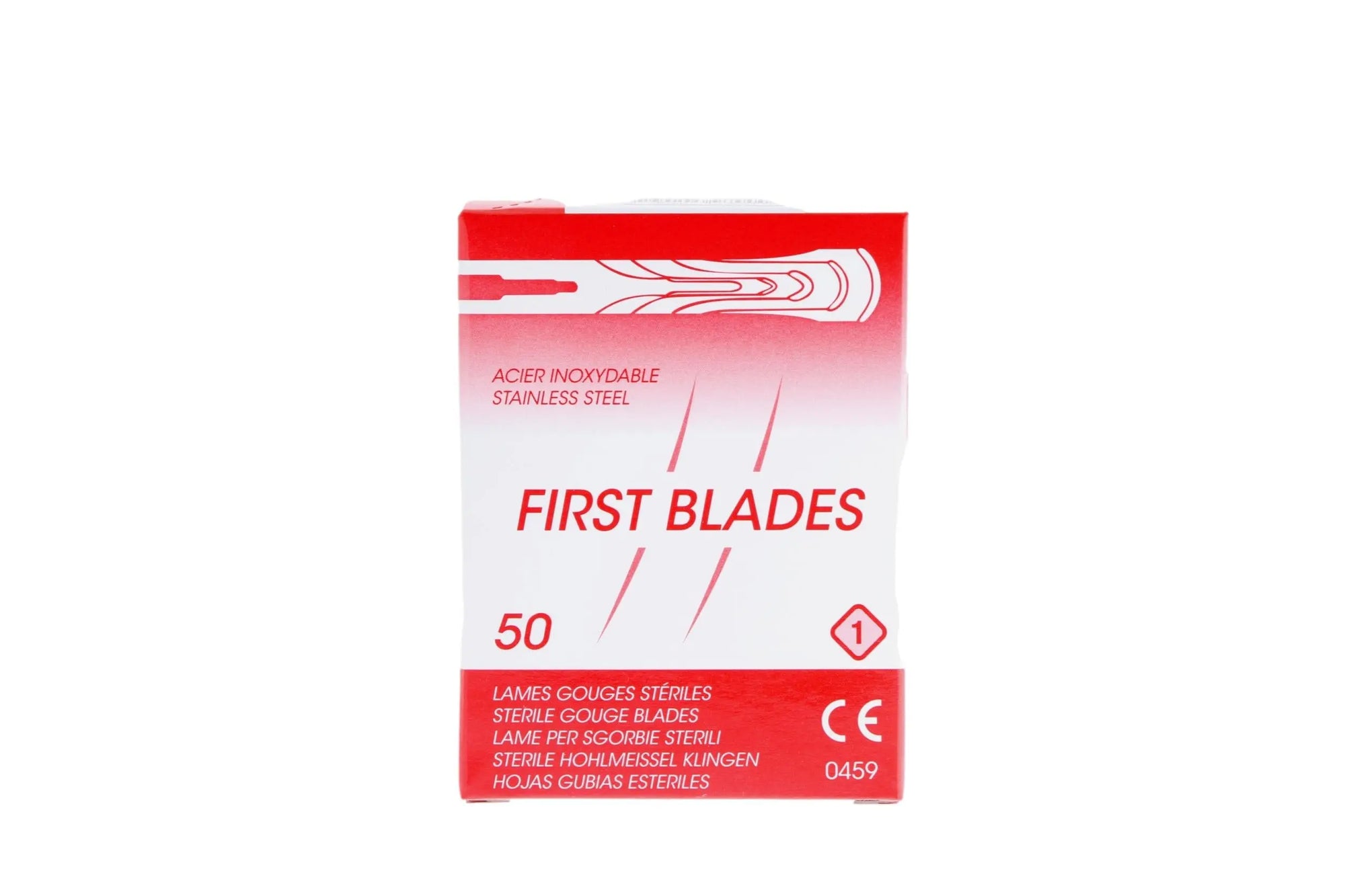 50 lames de gouges stériles - First Blades - My Podologie