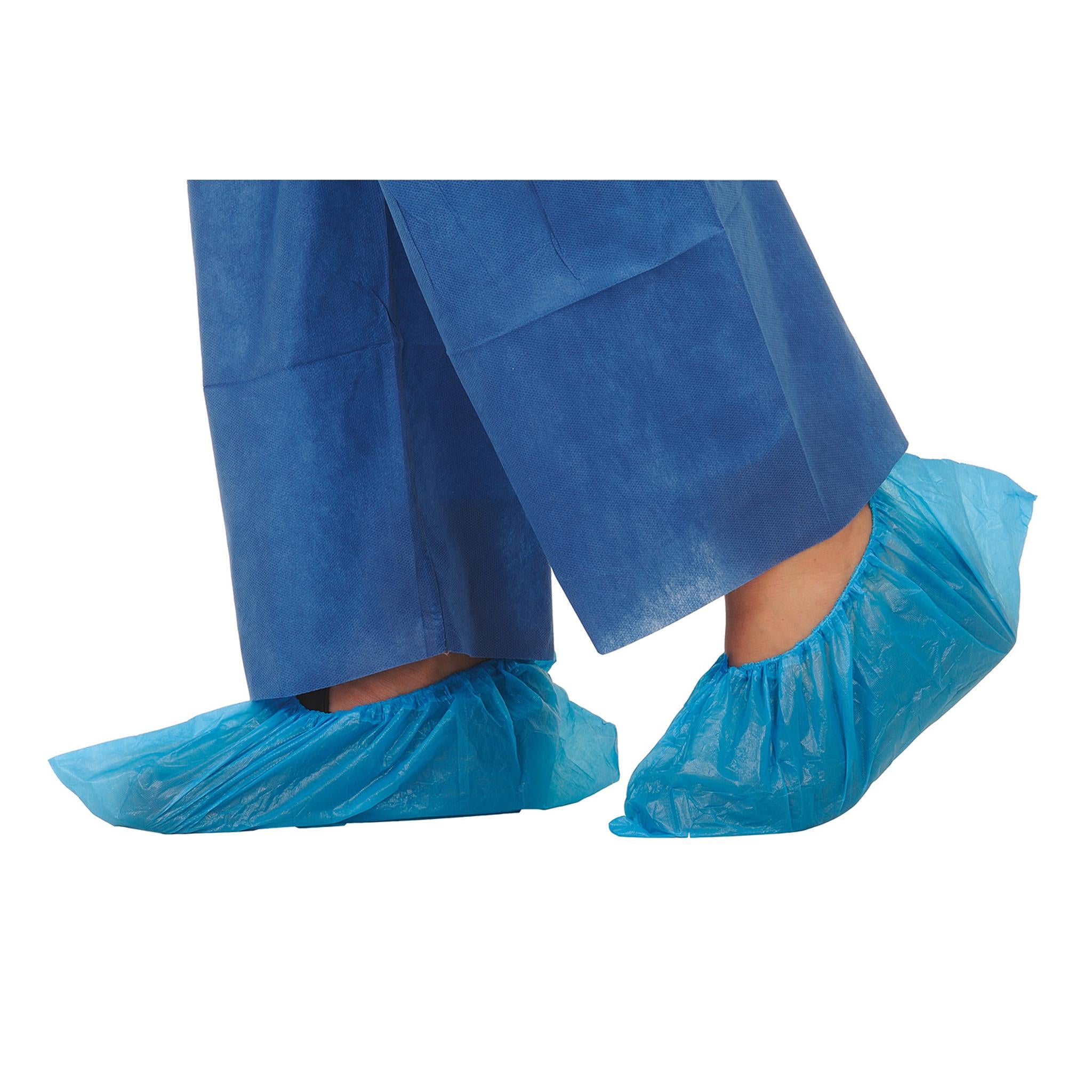 Sachet de 100 Surchaussures en non tissé bleu - My Medical