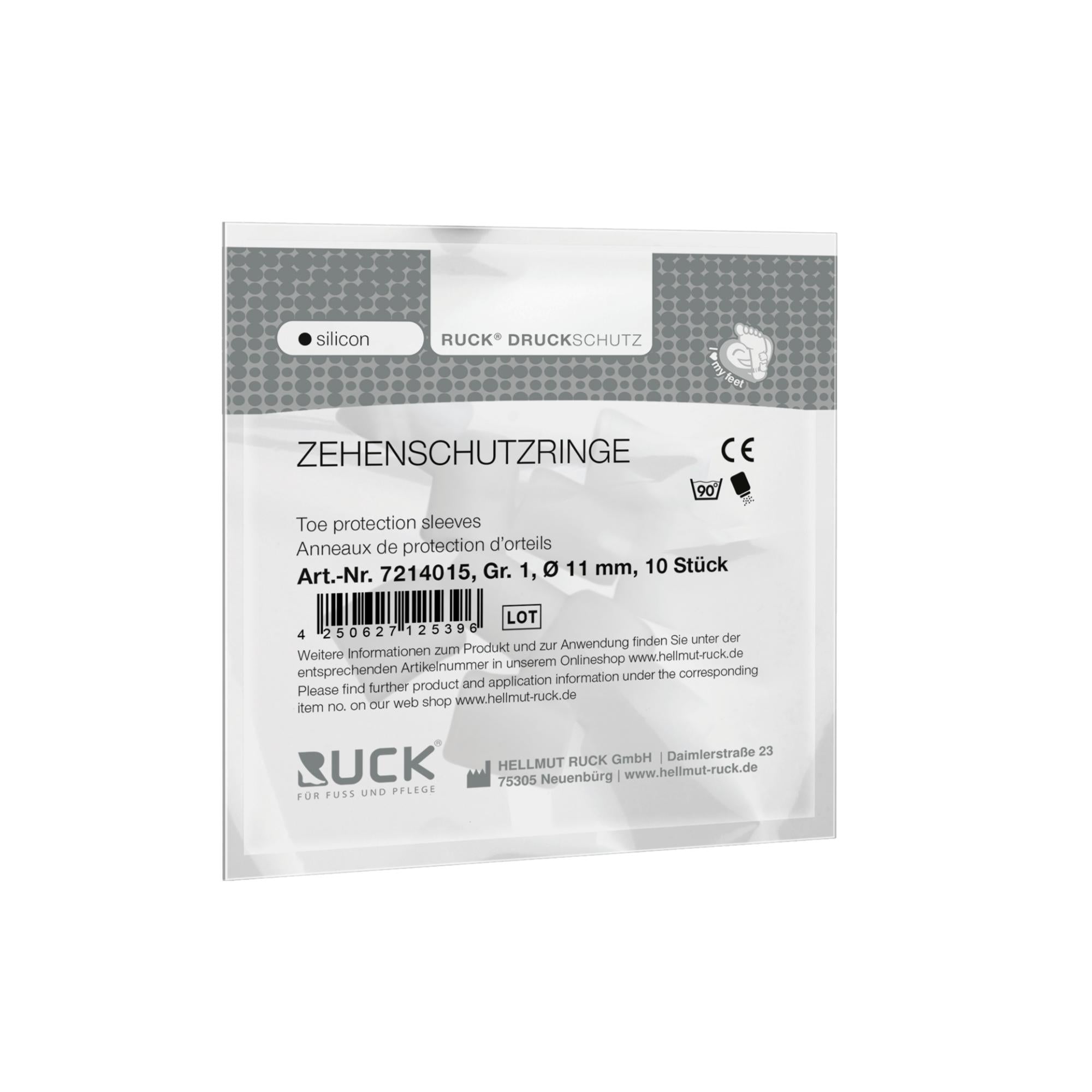 Protection pour orteils en silicone - Maxi - 3 diamètres disponibles - Ruck 