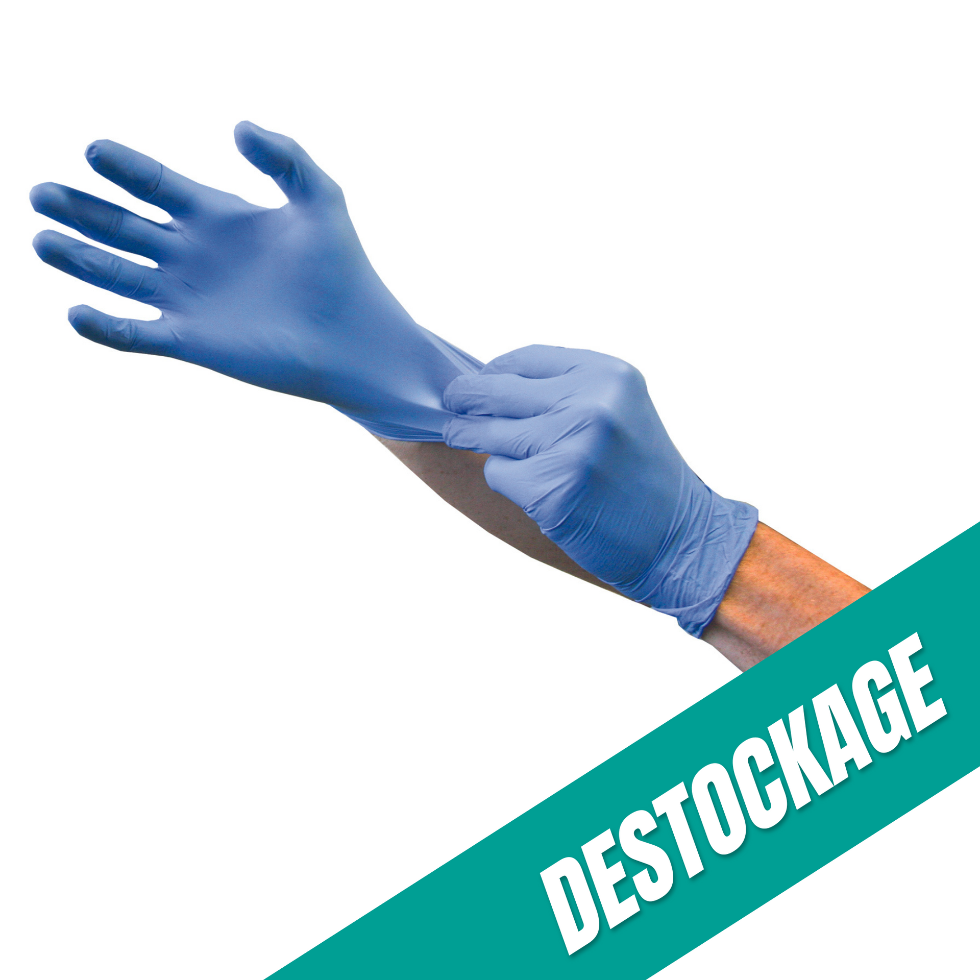 Gants d'examen - Nitrile - Sans poudre - Ambidextres - Boite de 100 - My Podologie // Destockage