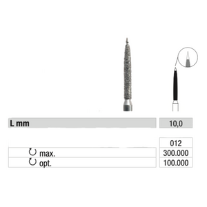 Fraise 863SE Diamant - Lissage des callosités et des ongles - 1,2 mm