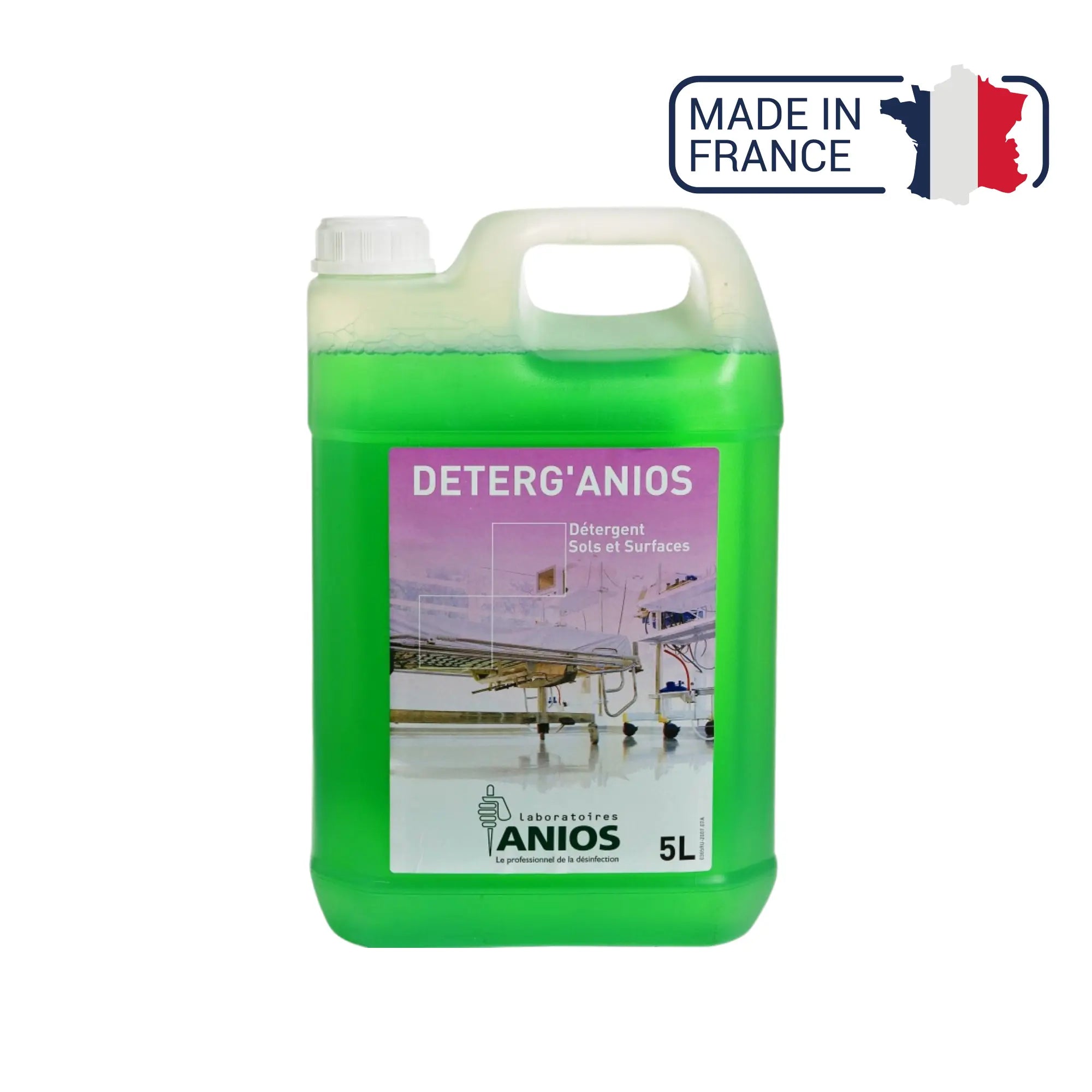 Deterg'anios - Sols et Surfaces - Effet mouillant, dispersant et solubilisant - 1 L ou 5L - Anios Anios 