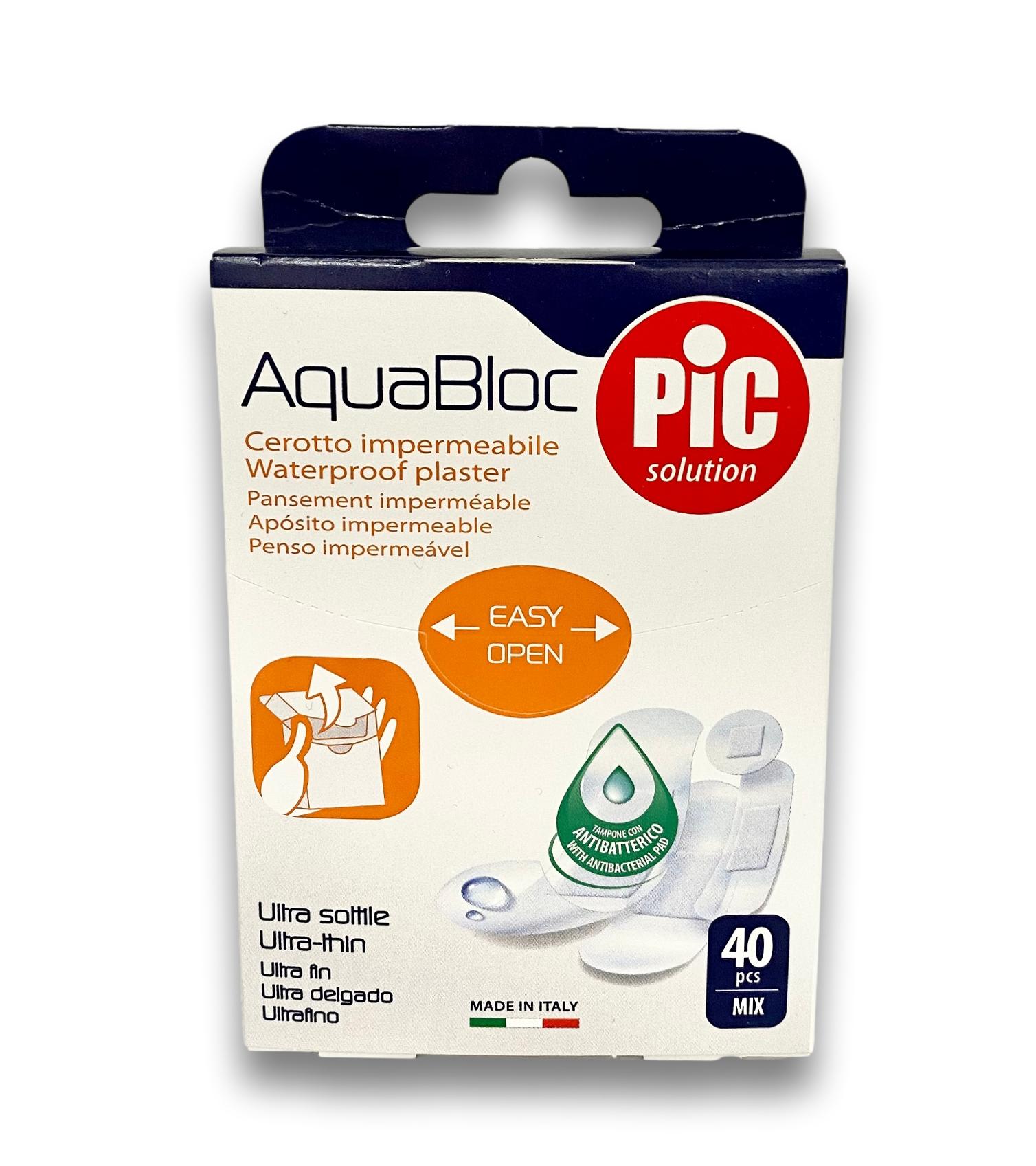 40 Aquabloc waterproof dressings - Assortment - Pic Solution