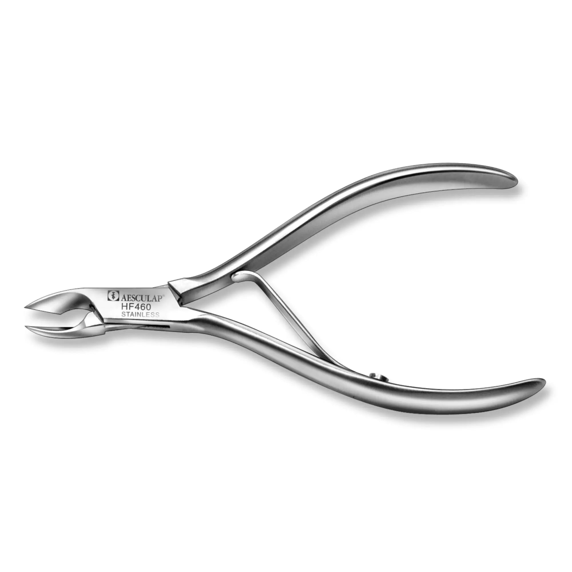 Pince à ongles - Coupe droite - Mors effilés 7 mm - 10 cm - Aesculap - HF460 Aesculap