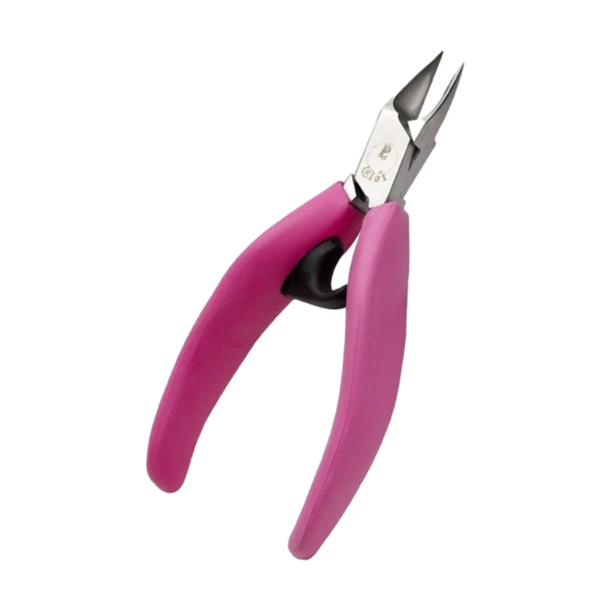 Alicate para uñas ergonómico - Fucsia - Corte recto - Bocas cónicas - 13 cm - Acero inoxidable - Akori