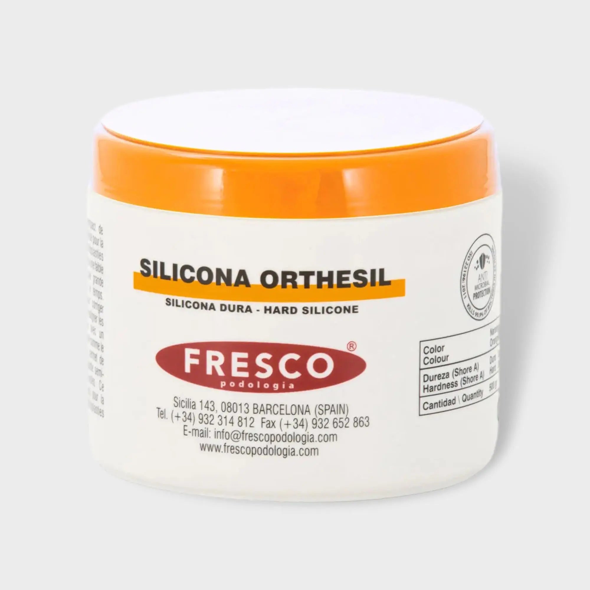 Silicone orthoplastie - Pour orteils - Shore A 30-32 - Orange - 500g - Fresco - My Podologie